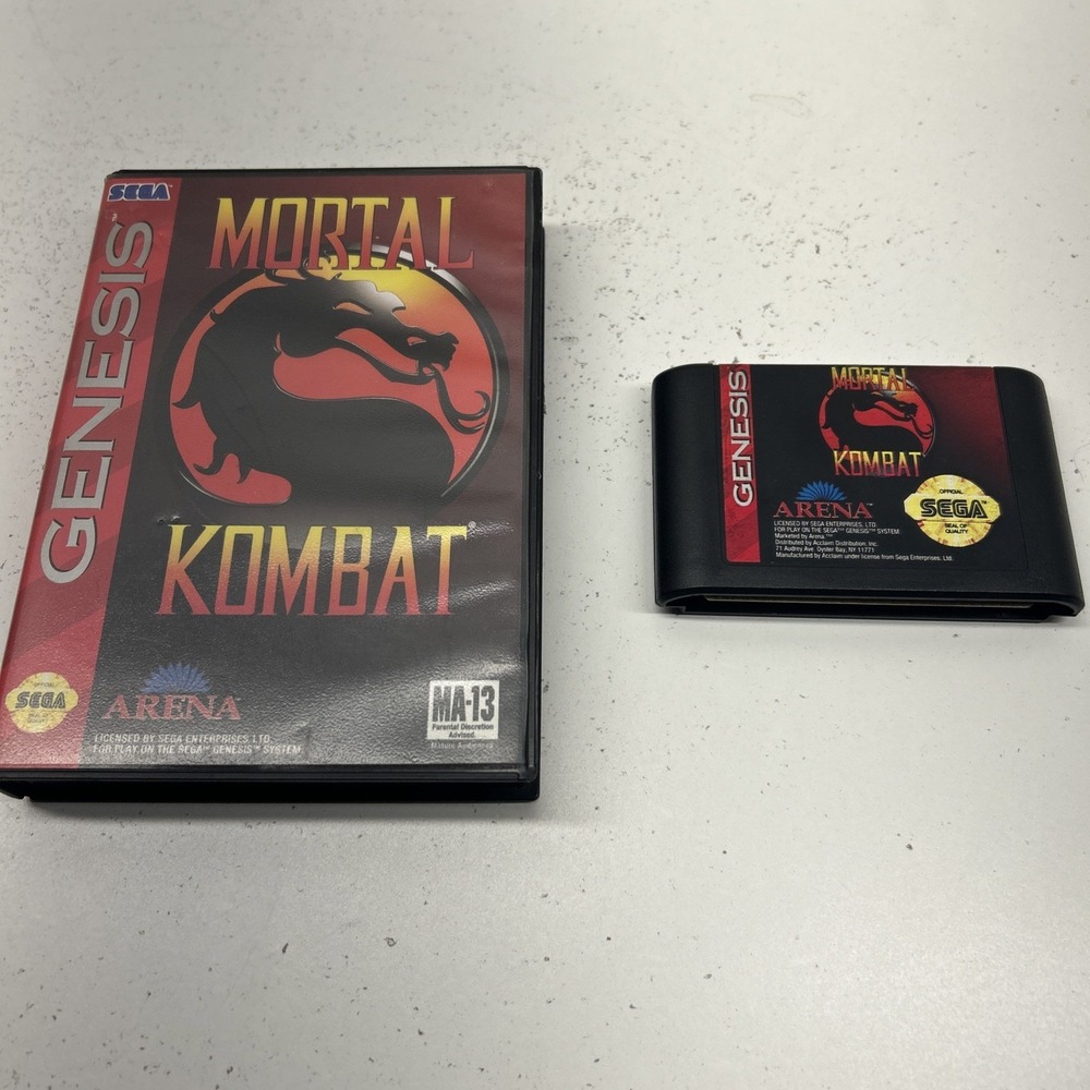 Mortal Kombat (Sega Genesis,‎ 1993) - No Manual